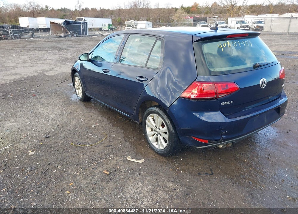 2015 VOLKSWAGEN GOLF TDI S 4-DOOR VIN: 3VWRA7AU4FM079111