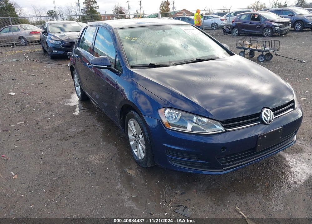 2015 VOLKSWAGEN GOLF TDI S 4-DOOR VIN: 3VWRA7AU4FM079111