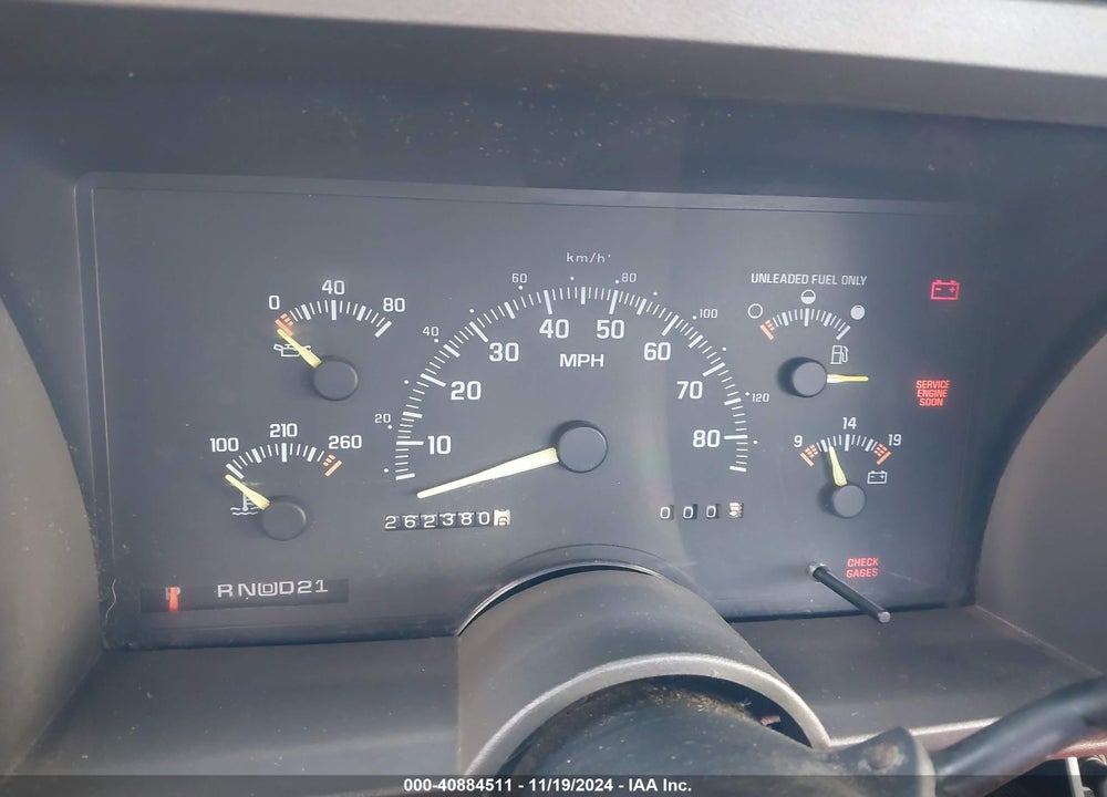 1994 CHEVROLET GMT-400 K1500 VIN: 1GCEK14K0RE235824