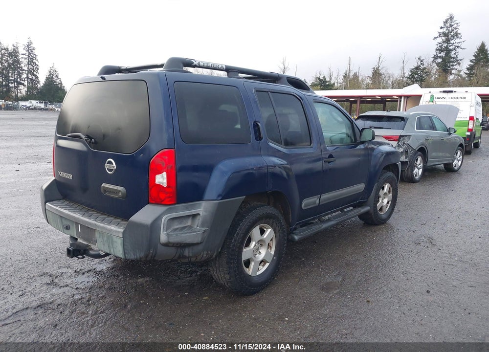 2006 NISSAN XTERRA S VIN: 5N1AN08W76C532718