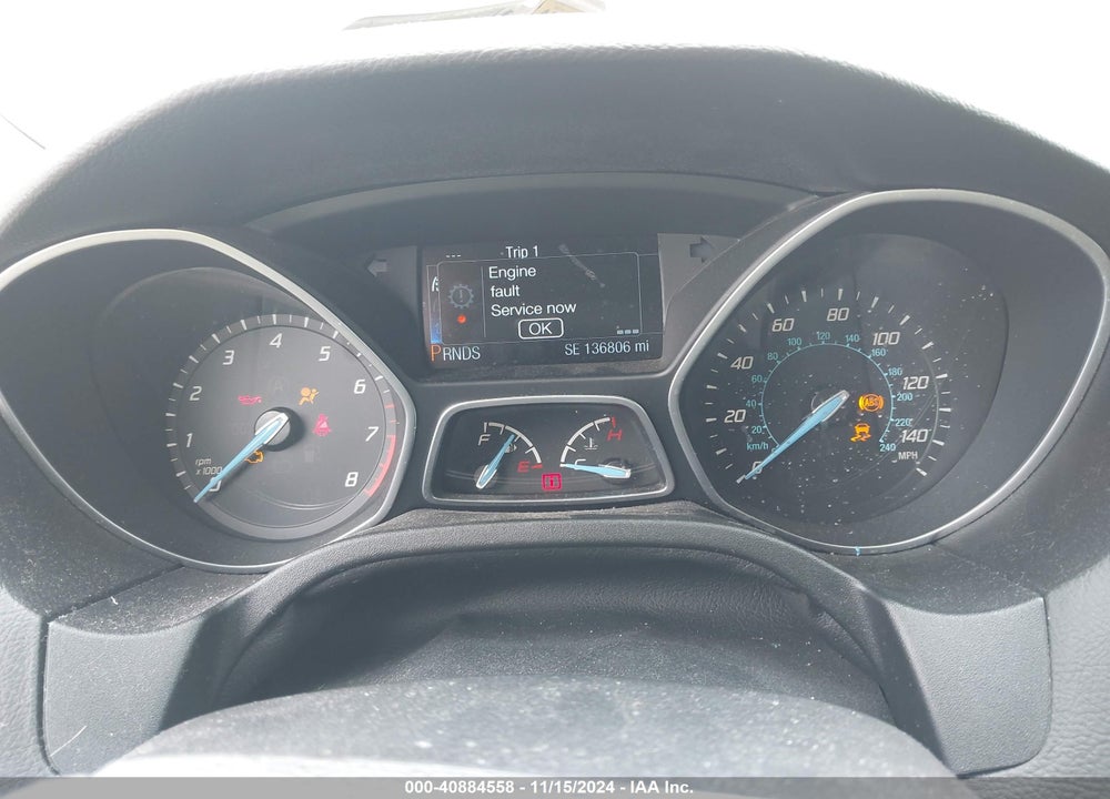 2014 FORD FOCUS TITANIUM VIN: 1FADP3N24EL258042