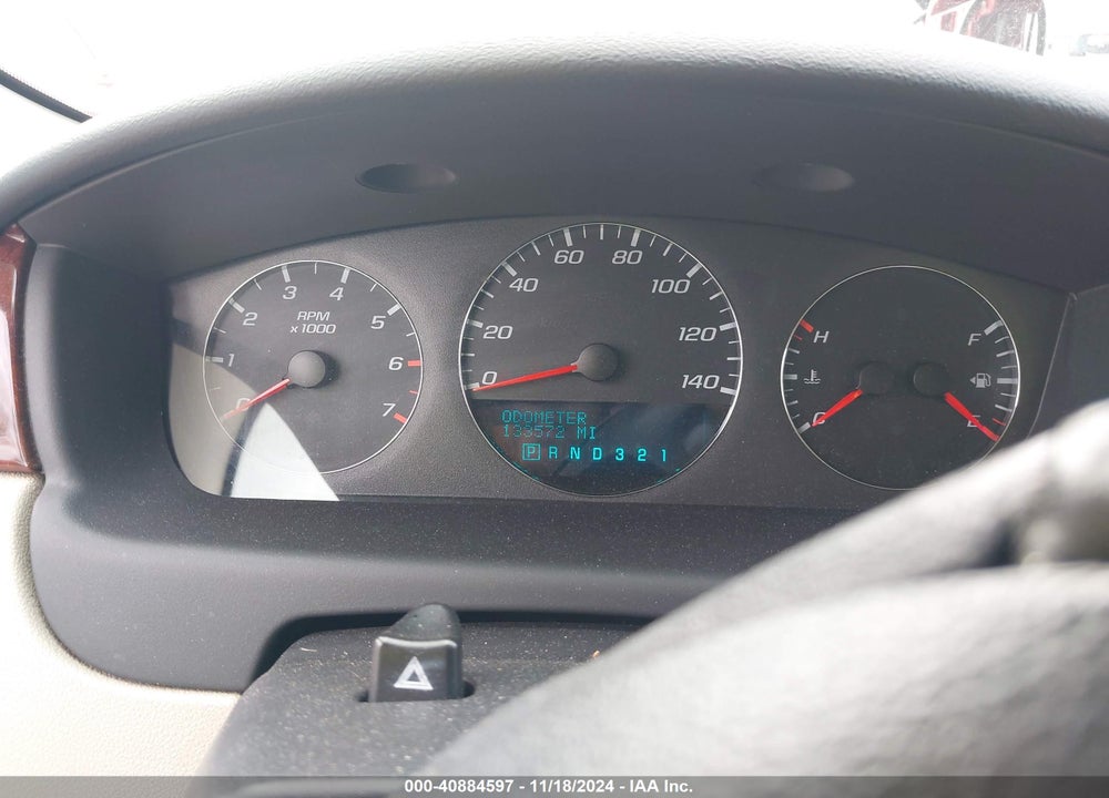 2009 CHEVROLET IMPALA LTZ VIN: 2G1WU57M591288144