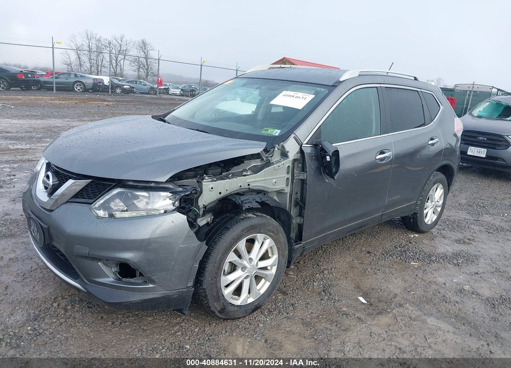 2016 NISSAN ROGUE SV VIN: JN8AT2MV3GW133389