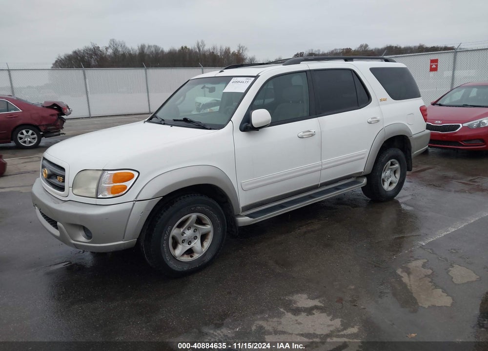 2002 TOYOTA SEQUOIA SR5 V8 VIN: 5TDBT44A62S102610