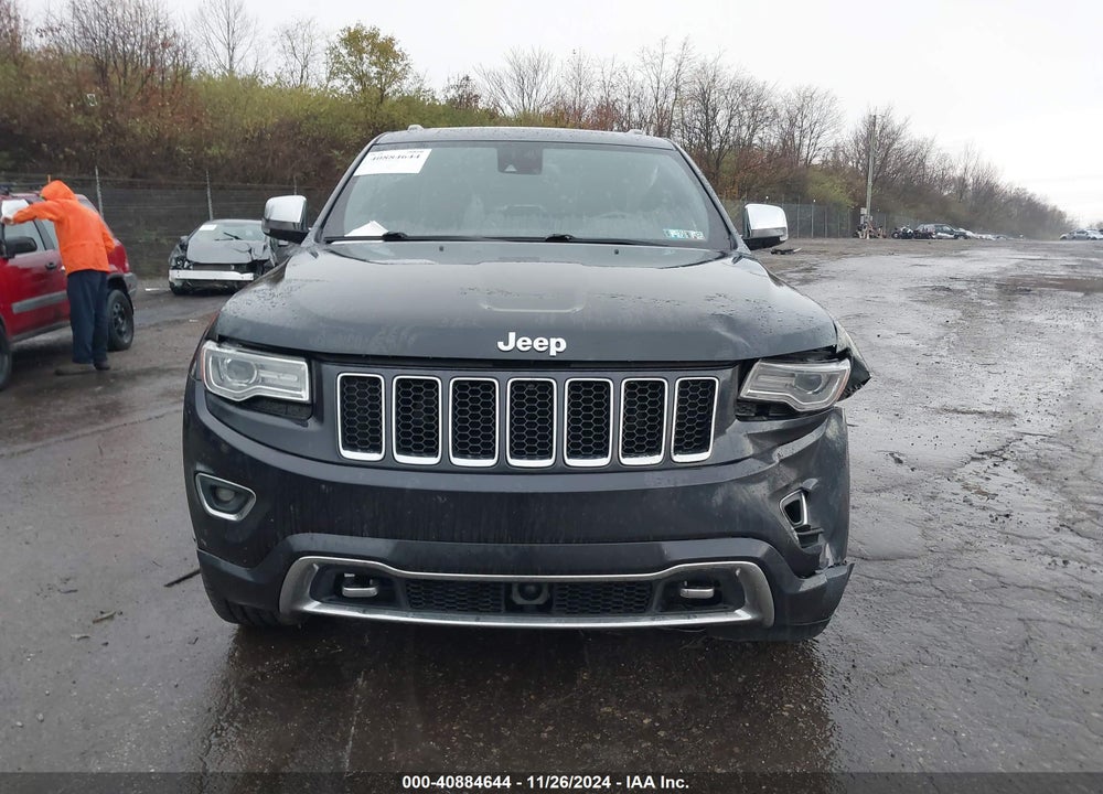 2014 JEEP GRAND CHEROKEE OVERLAND VIN: 1C4RJFCGXEC437378