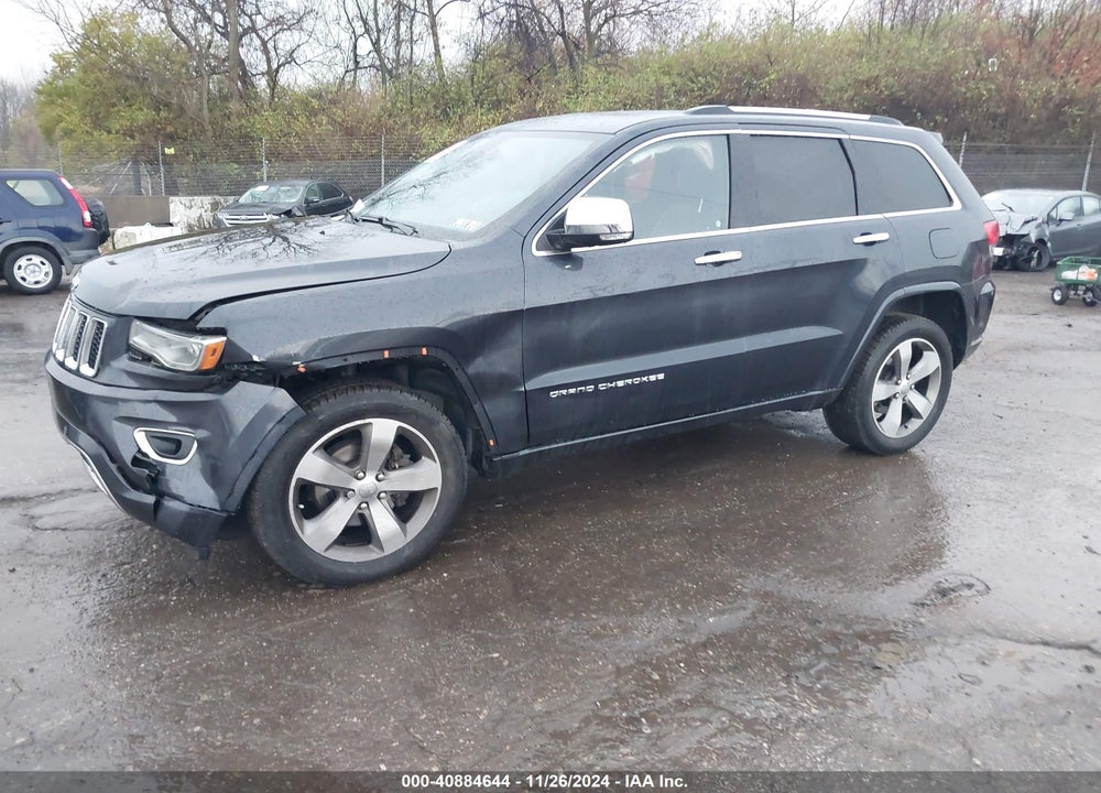 2014 JEEP GRAND CHEROKEE OVERLAND VIN: 1C4RJFCGXEC437378