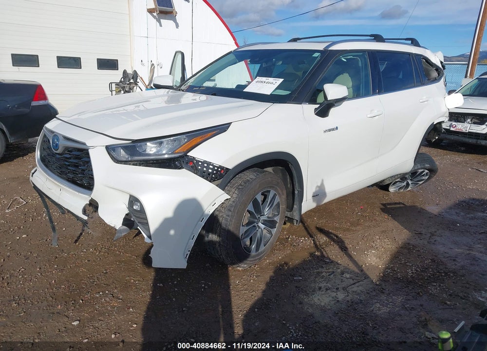 2020 TOYOTA HIGHLANDER HYBRID XLE VIN: 5TDHBRCH3LS500464