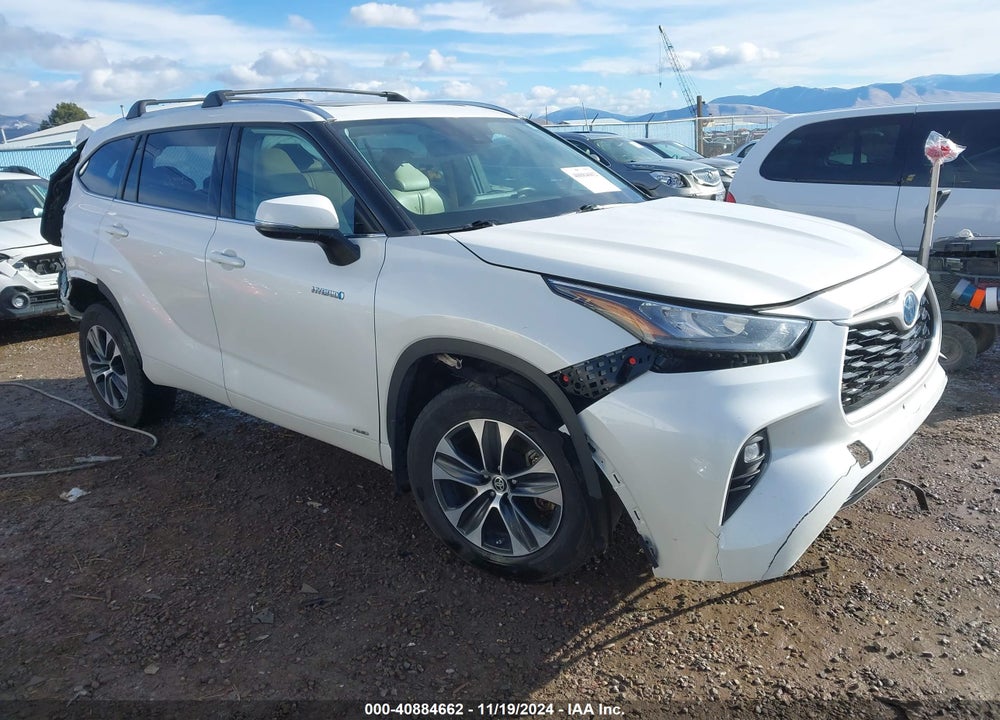 2020 TOYOTA HIGHLANDER HYBRID XLE VIN: 5TDHBRCH3LS500464