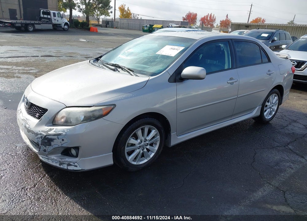 2010 TOYOTA COROLLA S VIN: 2T1BU4EE1AC438915