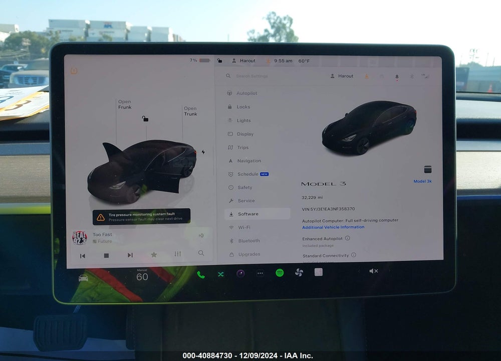 2022 TESLA MODEL 3 VIN: 5YJ3E1EA3NF358370