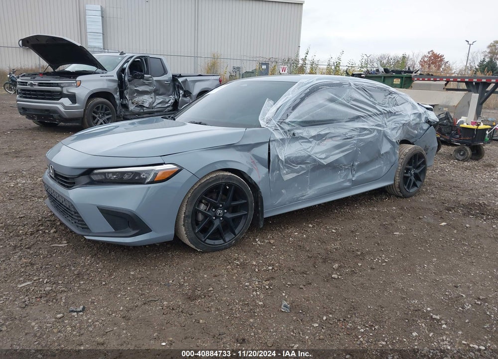 2022 HONDA CIVIC VIN: 2HGFE2F58NH608864