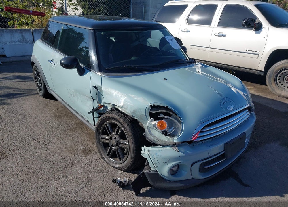 2012 MINI COOPER VIN: WMWSU3C51CT256749