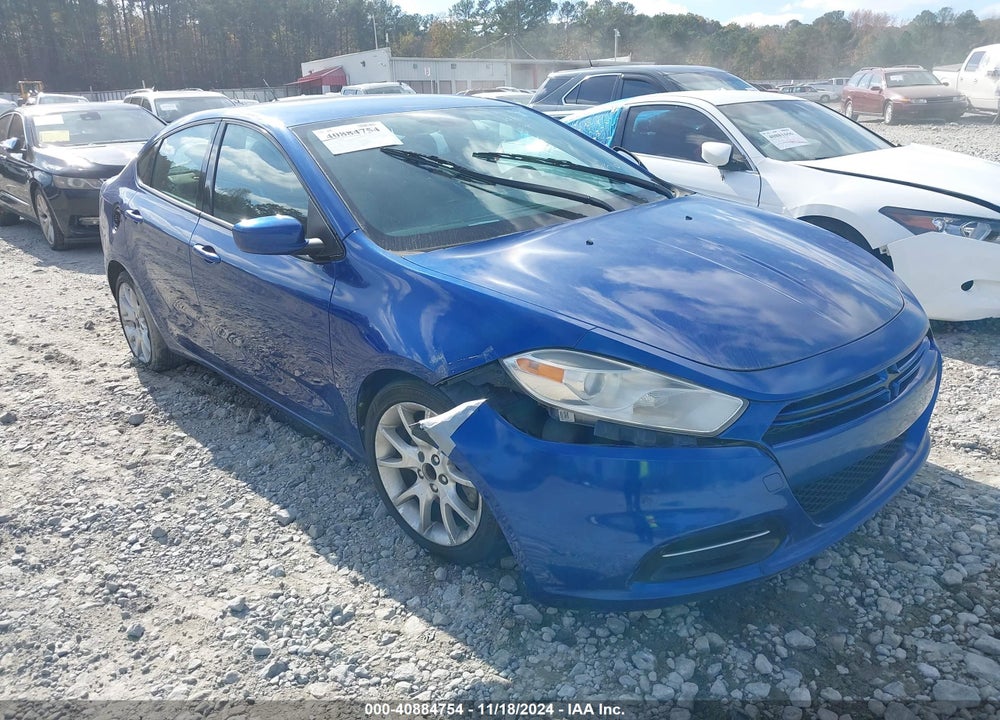 2013 DODGE DART SXT VIN: 1C3CDFBA6DD708556