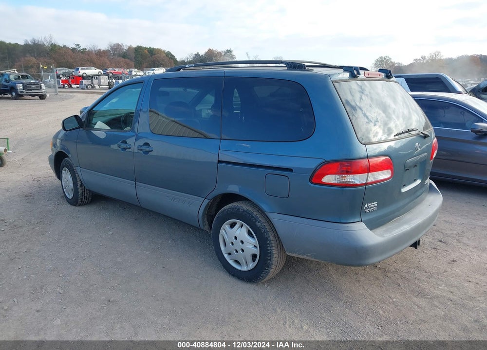 2003 TOYOTA SIENNA LE VIN: 4T3ZF13C33U508562