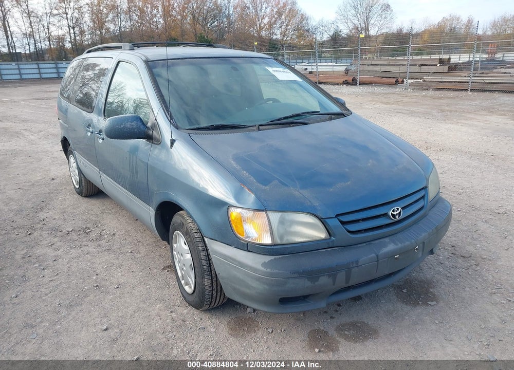 2003 TOYOTA SIENNA LE VIN: 4T3ZF13C33U508562