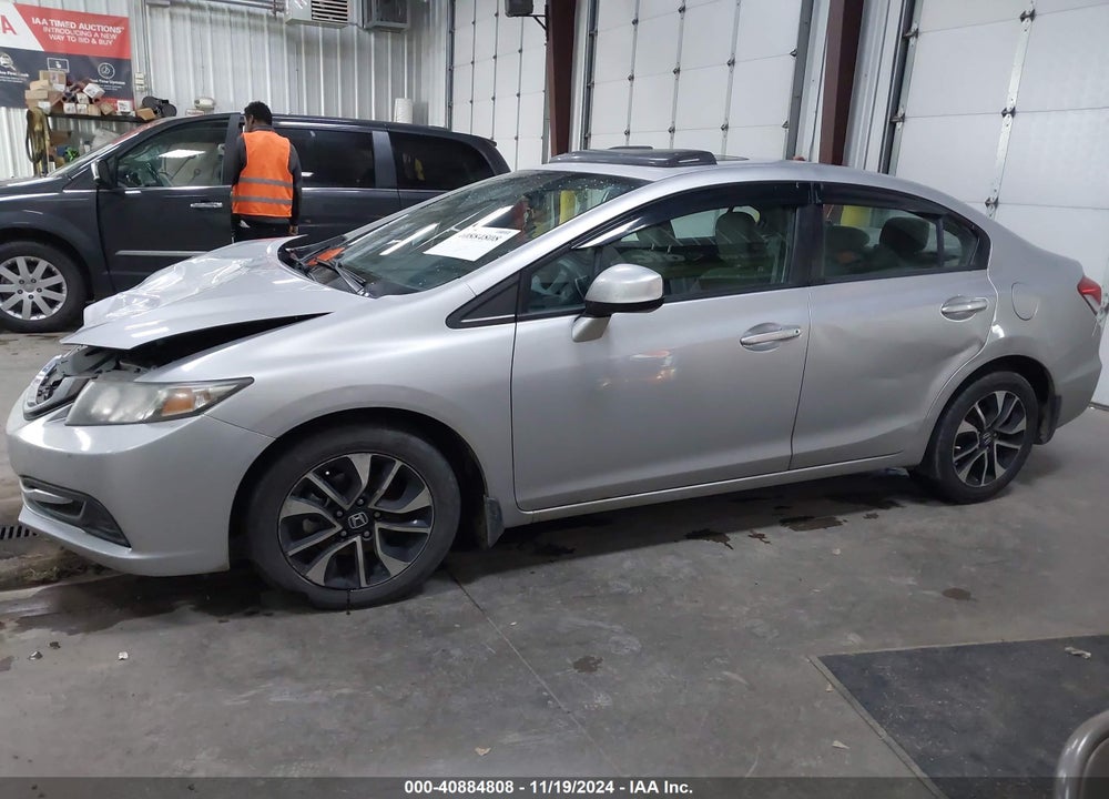 2013 HONDA CIVIC EX VIN: 19XFB2F8XDE000162