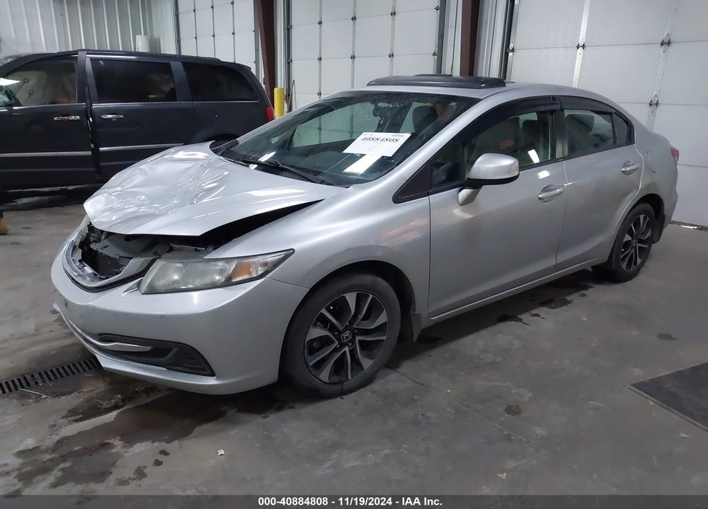 2013 HONDA CIVIC EX VIN: 19XFB2F8XDE000162