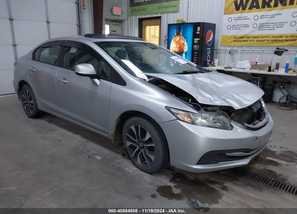 2013 HONDA CIVIC EX VIN: 19XFB2F8XDE000162