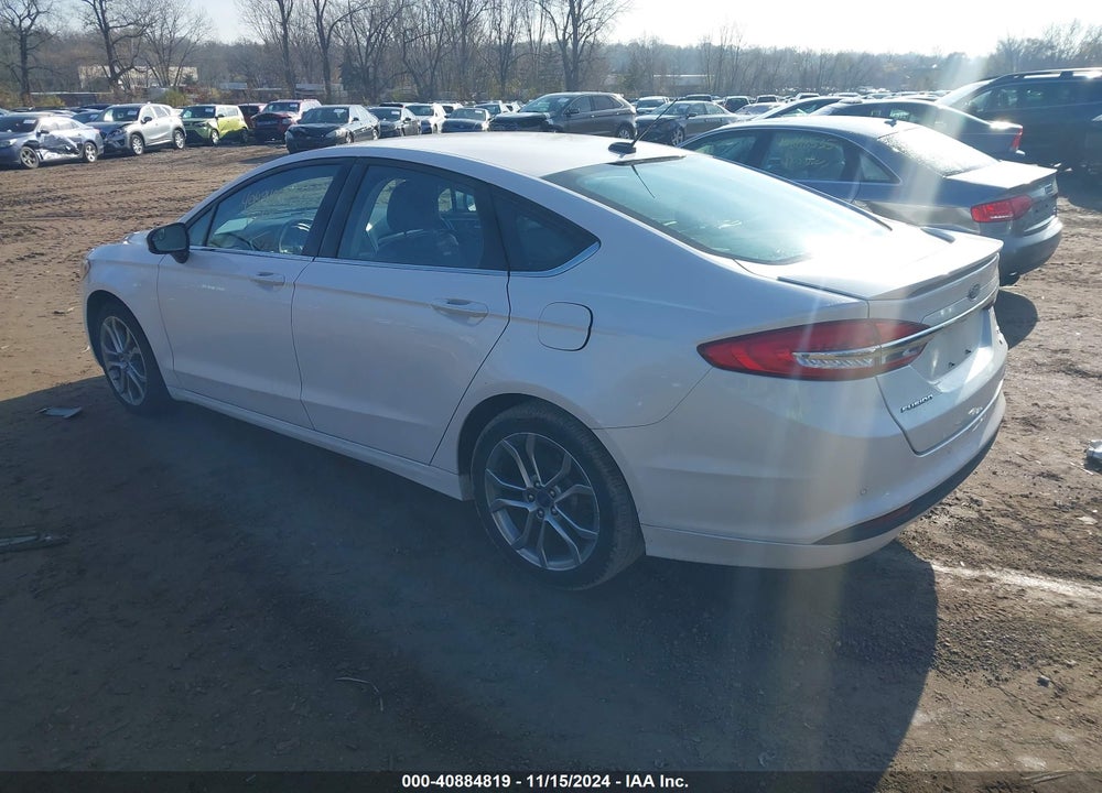 2017 FORD FUSION SE VIN: 3FA6P0HD6HR186724