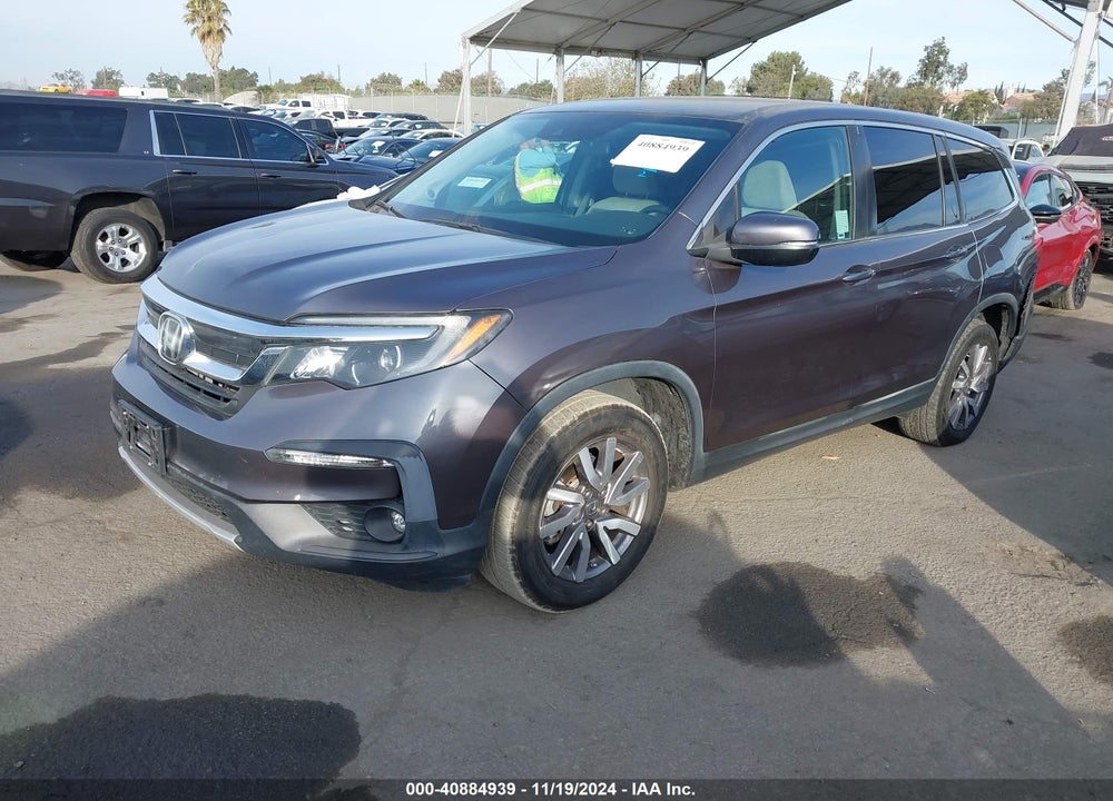 2020 HONDA PILOT 2WD EX VIN: 5FNYF5H31LB024357