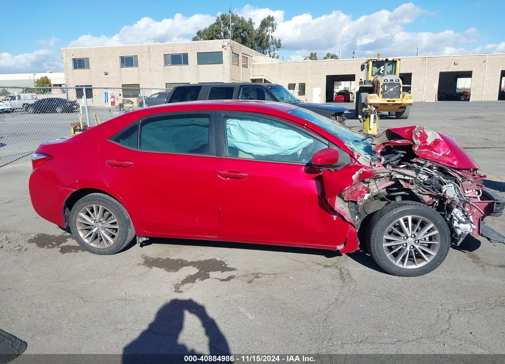 2015 TOYOTA COROLLA LE PLUS VIN: 2T1BURHE2FC257936
