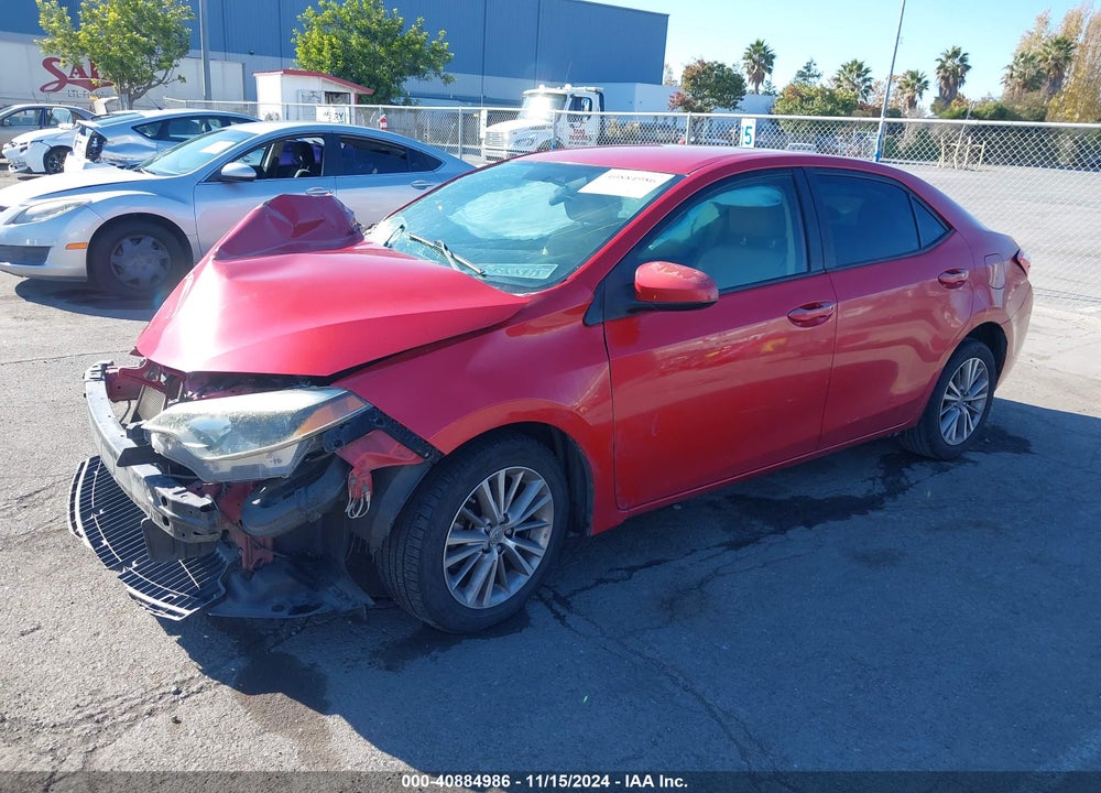 2015 TOYOTA COROLLA LE PLUS VIN: 2T1BURHE2FC257936