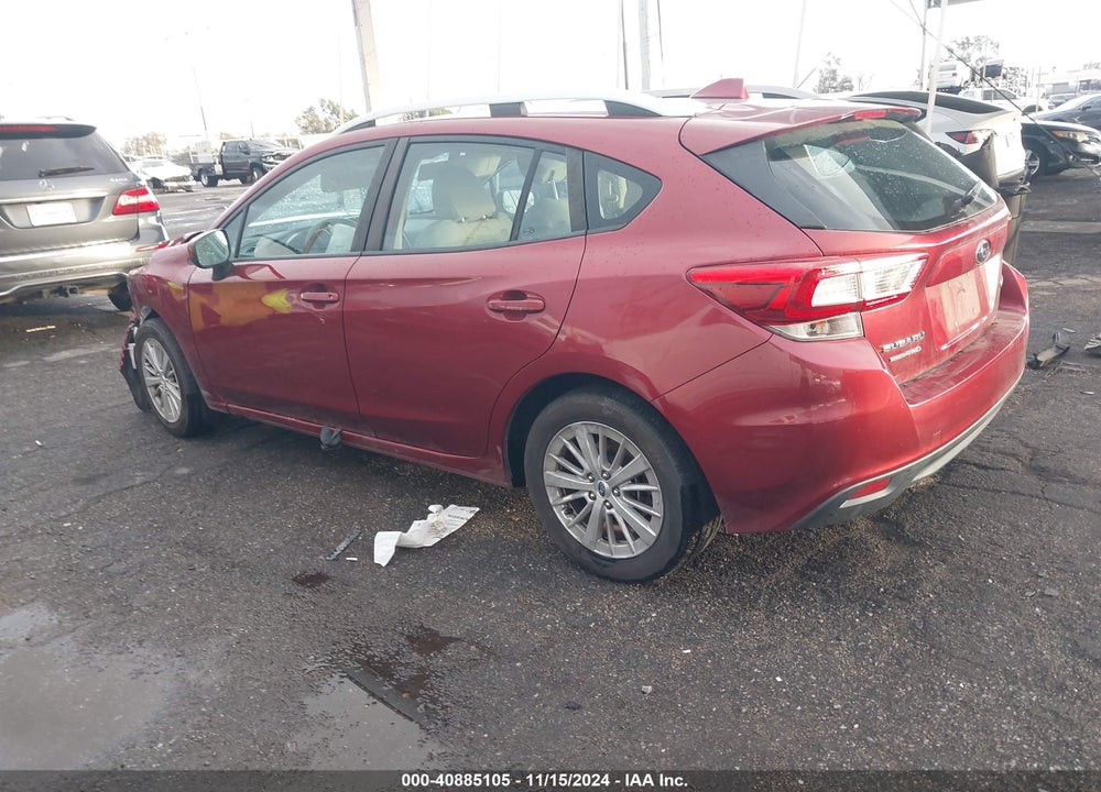 2018 SUBARU IMPREZA VIN: 4S3GTAB65J3728751
