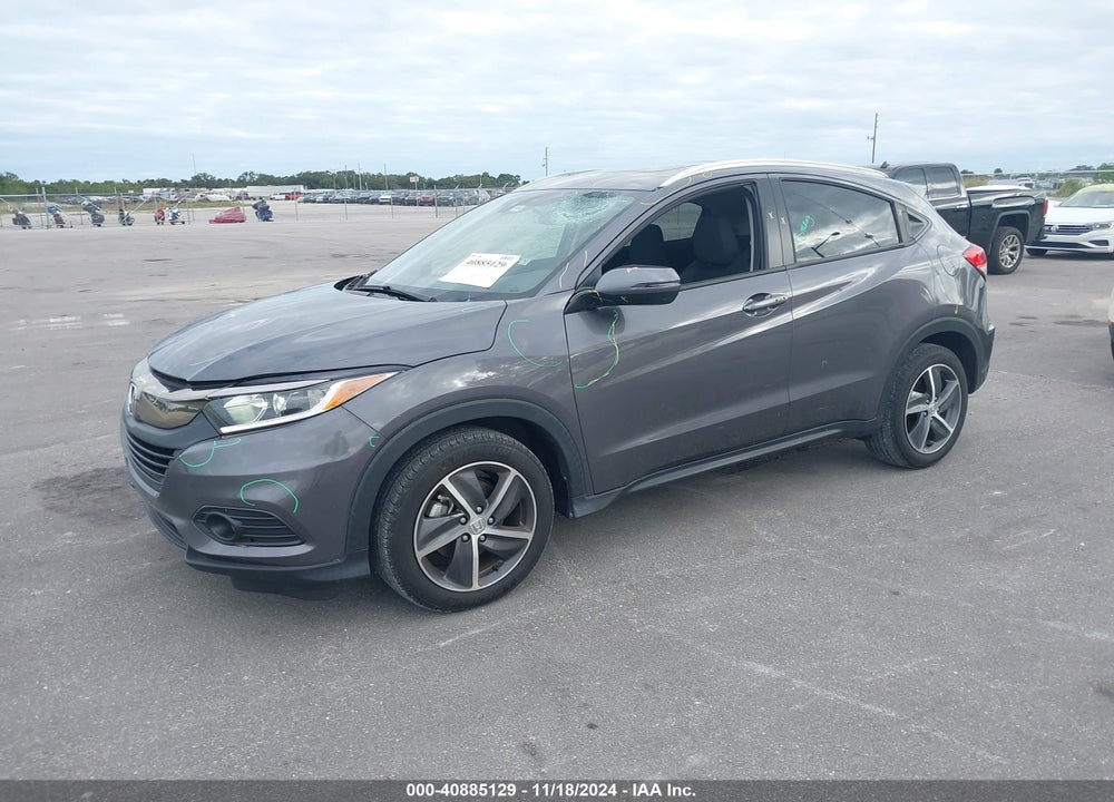 2022 HONDA HR-V 2WD EX VIN: 3CZRU5H57NM735047
