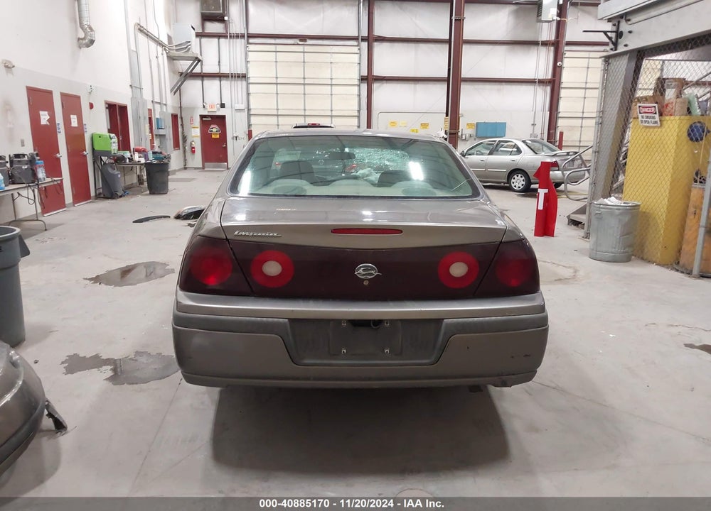2003 CHEVROLET IMPALA VIN: 2G1WF52EX39209943
