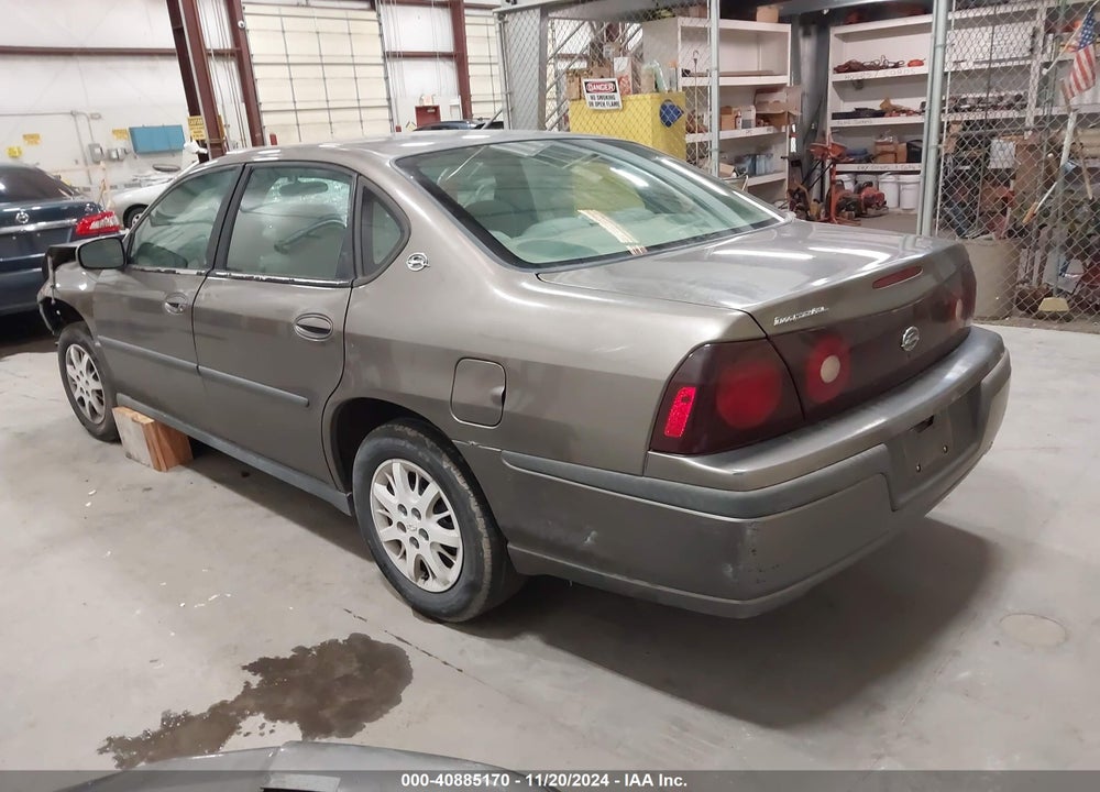 2003 CHEVROLET IMPALA VIN: 2G1WF52EX39209943