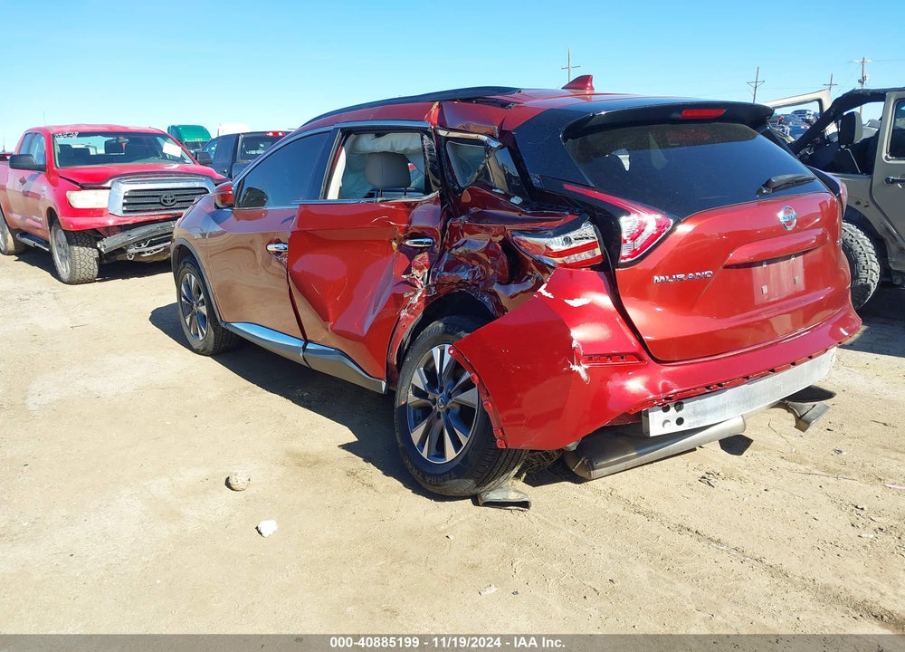 2017 NISSAN MURANO VIN: 5N1AZ2MG4HN102747