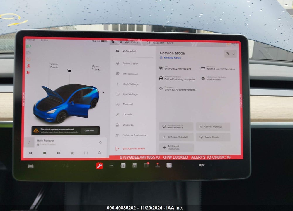 2021 TESLA MODEL Y LONG RANGE DUAL MOTOR ALL-WHEEL DRIVE VIN: 5YJYGDEE7MF185570