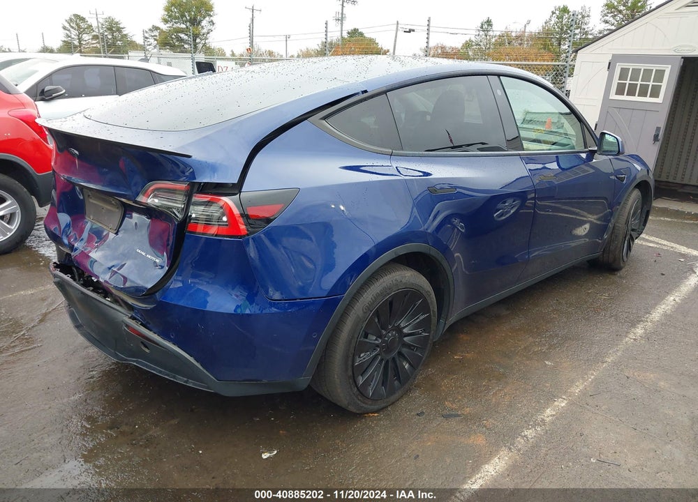 2021 TESLA MODEL Y LONG RANGE DUAL MOTOR ALL-WHEEL DRIVE VIN: 5YJYGDEE7MF185570