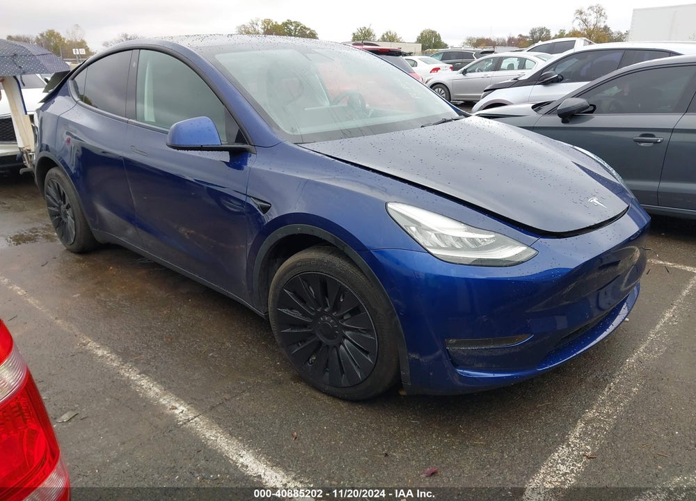 2021 TESLA MODEL Y LONG RANGE DUAL MOTOR ALL-WHEEL DRIVE VIN: 5YJYGDEE7MF185570