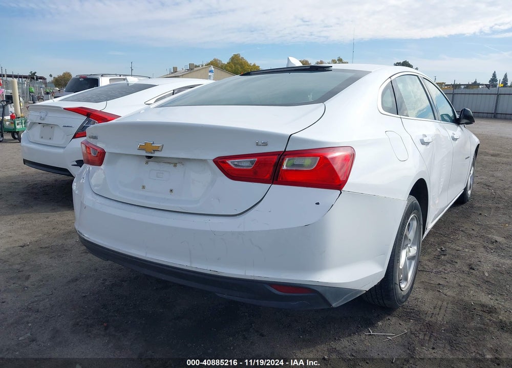 2016 CHEVROLET MALIBU LS VIN: 1G1ZB5ST5GF299703
