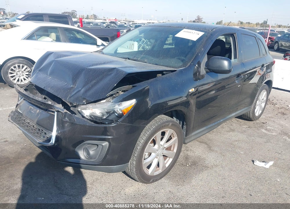 2015 MITSUBISHI OUTLANDER SPORT ES VIN: 4A4AP3AU7FE014081