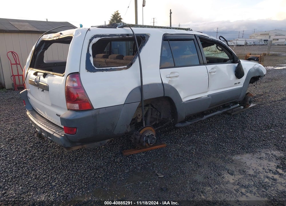 2003 TOYOTA 4RUNNER SR5 V8 VIN: JTEBT14R730013357