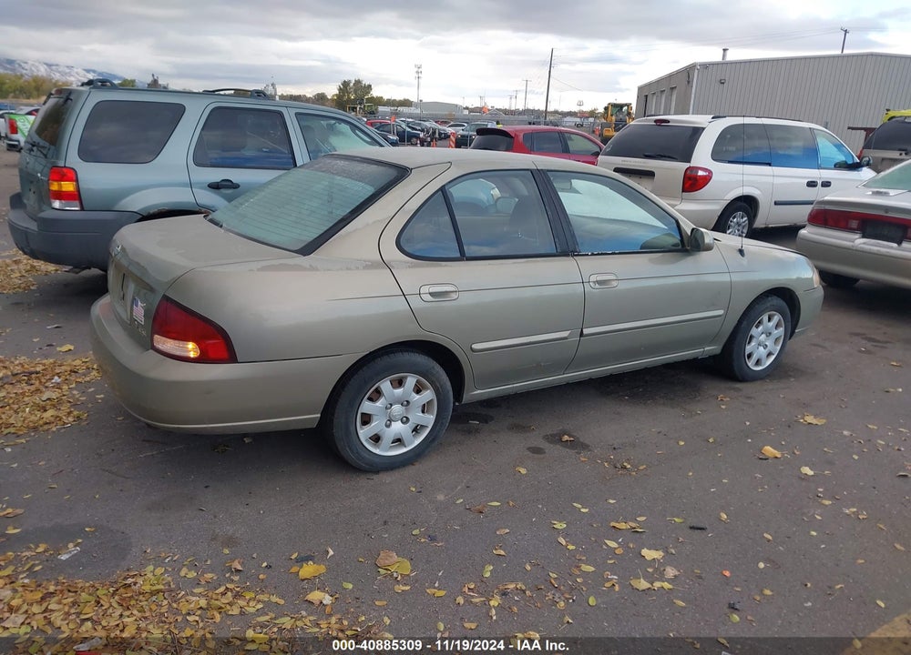 2000 NISSAN SENTRA GXE/XE VIN: 3N1CB51D1YL352480
