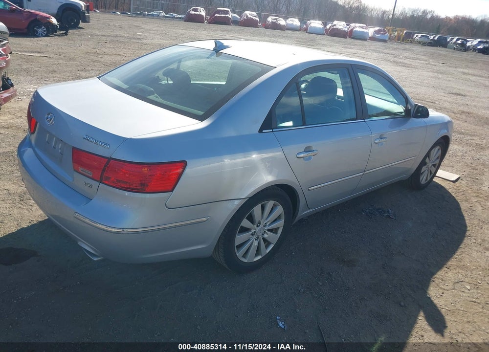 2009 HYUNDAI SONATA LIMITED V6 VIN: 5NPEU46F89H563276