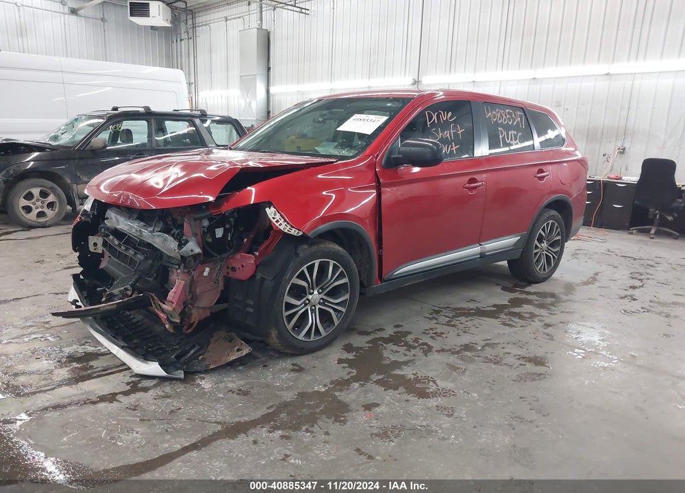 2018 MITSUBISHI OUTLANDER ES VIN: JA4AZ3A37JZ059204
