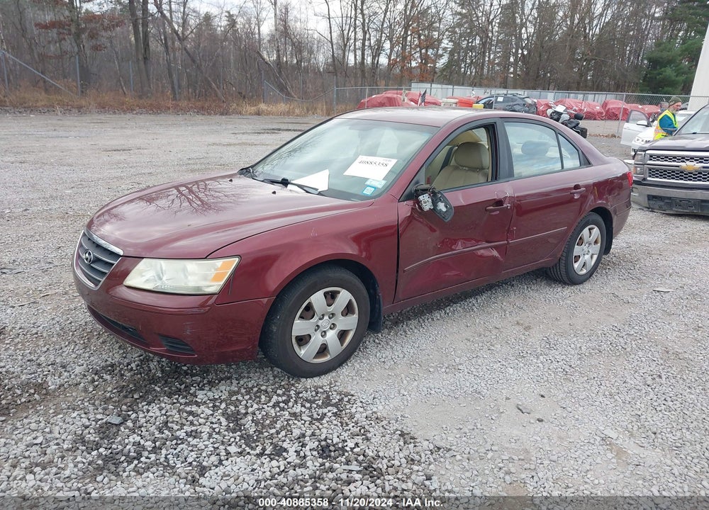2009 HYUNDAI SONATA GLS VIN: 5NPET46C49H522555
