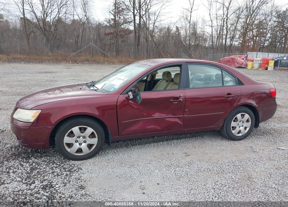 2009 HYUNDAI SONATA GLS VIN: 5NPET46C49H522555
