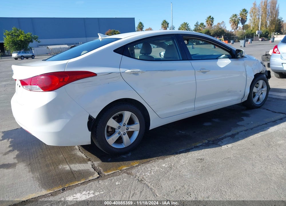 2012 HYUNDAI ELANTRA GLS VIN: 5NPDH4AE1CH065488