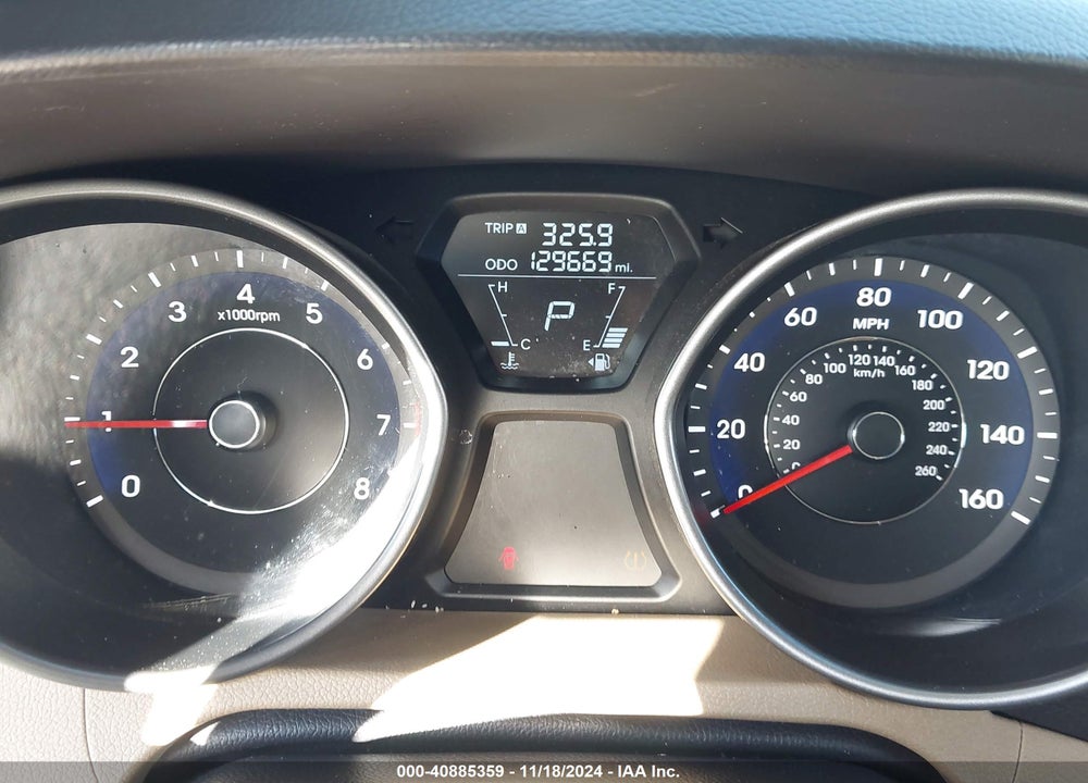 2012 HYUNDAI ELANTRA GLS VIN: 5NPDH4AE1CH065488