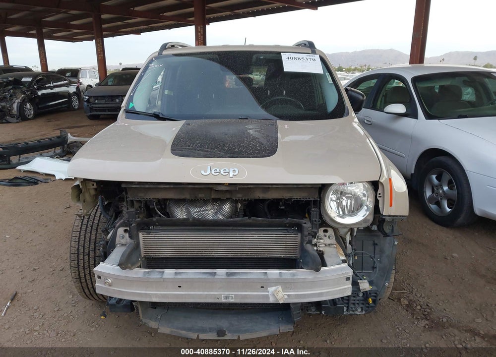 2016 JEEP RENEGADE LATITUDE VIN: ZACCJABTXGPD34001