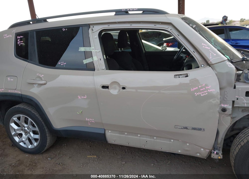 2016 JEEP RENEGADE LATITUDE VIN: ZACCJABTXGPD34001