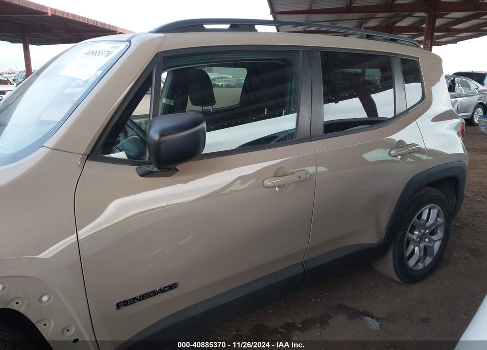2016 JEEP RENEGADE LATITUDE VIN: ZACCJABTXGPD34001