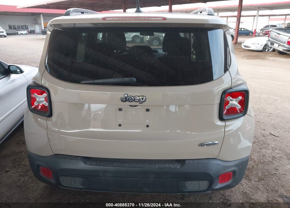 2016 JEEP RENEGADE LATITUDE VIN: ZACCJABTXGPD34001