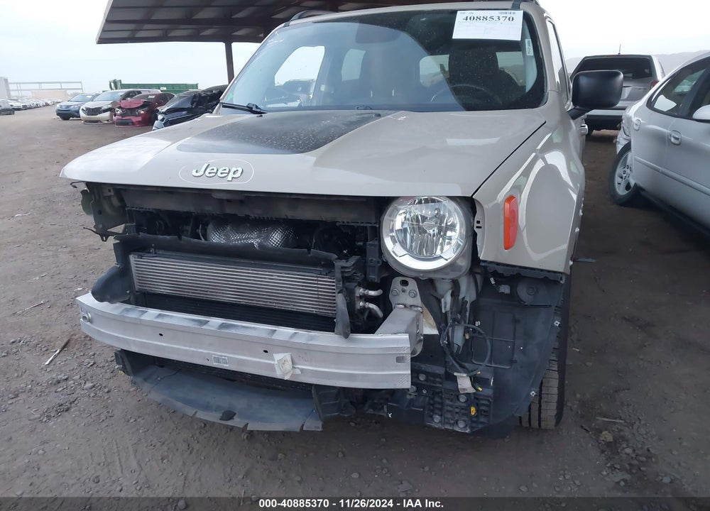 2016 JEEP RENEGADE LATITUDE VIN: ZACCJABTXGPD34001