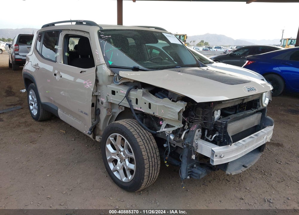 2016 JEEP RENEGADE LATITUDE VIN: ZACCJABTXGPD34001